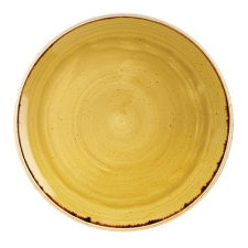 Churchill Stonecast MUSTARD kerámia lapos tányér, 28,8 cm, 1 db, SMSSEV111 tányér és evőeszköz