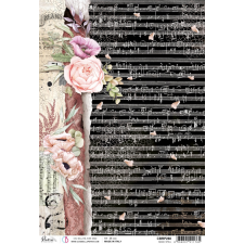 Ciao Bella Rizspapír A4 - Magic Spell - Cygne Noir - Rice Paper (1 ív) decoupage papír