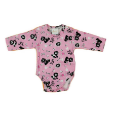  Cica mintás hosszú ujjú body| kombidressz pink kombidressz, body