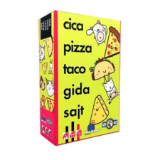  Cica, pizza, taco, gida, sajt - társasajáték társasjáték