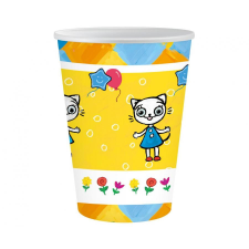 Cicás Cicás Kitty Kitten papír pohár 6 db-os 250 ml party kellék