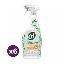 CIF Természet Receptje konyhai zsíroldó spray 6x750 ml tisztító- és takarítószer, higiénia