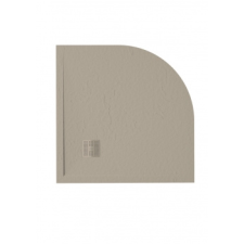 Cifre Zenon Angular Slate íves zuhanytálca 80x80 CREAM RAL1019 kád, zuhanykabin