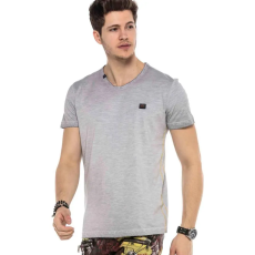 Cipo & Baxx CIPO&BAXX DIVATOS FÉRFI PÓLÓ CT564GREY