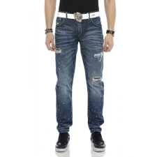 Cipo &amp; Baxx DIVATOS FÉRFI FARMER CD627 BLUE férfi nadrág