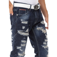 Cipo &amp; Baxx DIVATOS FÉRFI FARMER CD843 DARK BLUE férfi nadrág
