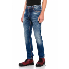 Cipo & Baxx DIVATOS FÉRFI FARMERNADRÁG CD557 BLUE