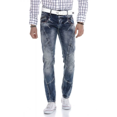Cipo & Baxx DIVATOS FÉRFI FARMERNADRÁG CD563 BLUE