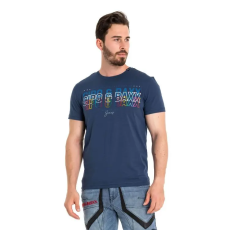 Cipo & Baxx DIVATOS FÉRFI PÓLÓ CT717 NAVY BLUE