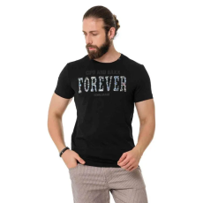 Cipo & Baxx DIVATOS FÉRFI PÓLÓ CT736 BLACK