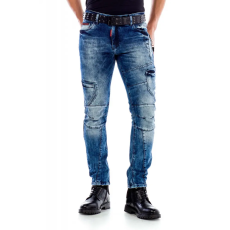Cipo & Baxx DIVATOS FÉRFI SLIM FIT FARMER CD478 BLUE
