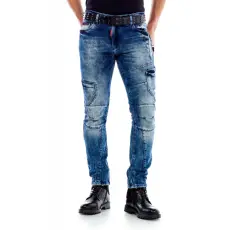 Cipo & Baxx DIVATOS FÉRFI SLIM FIT FARMER CD478 BLUE