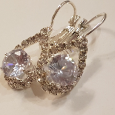  Cirkon köves fülbevaló /565/ fülbevaló