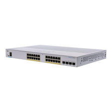  Cisco CBS250-24P-4X 24x GbE PoE+ LAN 4x SFP+ port L2 menedzselhető PoE+ switch hub és switch