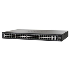 Cisco SG300-52 48 LAN 10/100/1000Mbps, 4 miniGBIC menedzselhető rack switch hub és switch