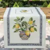  Citromos gobelin asztali futó mediterrán kék 44x140 cm