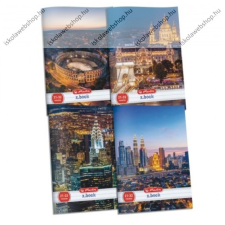 City 2021 kockás füzet, A4/87-32 füzet