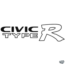  Civic Type R felirat matrica matrica