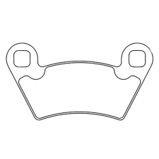 CL BRAKES ATV Sinterált Fémbetétes Fékbetétek - 1230ATV1 egyéb motorkerékpár alkatrész