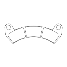CL BRAKES ATV Szinterelt Fékbetétek - 1247ATV1 egyéb motorkerékpár alkatrész