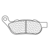 CL BRAKES utcai szinterelt fékbetétek - 1213RX3 CL BRAKES Kategorizálatlan termékek