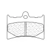 CL BRAKES utcai szinterelt fém fékbetétek - 2398XBK5 CL BRAKES Kategorizálatlan termékek