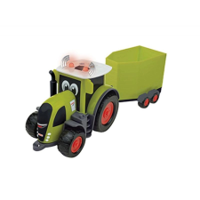 Claas traktor ló szállító utánfutóval autópálya és játékautó