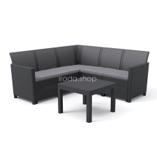  Claire 5 személyes kerti sarokgarnitúra orlando asztallal kerti bútor
