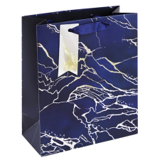 Clairefontaine Dísztasak Clairefontaine/Eurowrap 21,5x25,3 cm kék márvány ajándéktasak