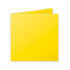 Clairefontaine Levélpapír Clairefontaine Pollen 13.5x13.5 cm dupla napsárga party kellék