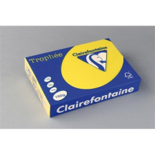 Clairefontaine Másolópapír színes Clairefontaine Trophée A/4 160g intenzív sárga 250 ív/csomag (1029) fénymásolópapír