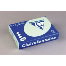 Clairefontaine Másolópapír színes Clairefontaine Trophée A/4 80g pasztellzöld 500 ív/csomag (1975) fénymásolópapír