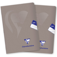 Clairefontaine Mimesys PP, A5 "544" vonalas, 40 lap, szürke - 2 db füzet