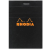 Clairefontaine Rhodia fekete jegyzetblokk  kockás 80lap  5 2x7 5cm