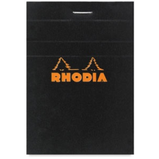 Clairefontaine Rhodia fekete jegyzetblokk Mérete: 11x17cm kockás füzet