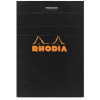 Clairefontaine Rhodia fekete jegyzetblokk  Mérete: 8 5x12cm  vonalas
