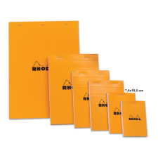 Clairefontaine Rhodia narancs jegyzetblokk  Mérete: 7 4x10 5cm jegyzettömb