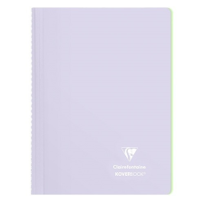 Clairefontaine Spirálfüzet Clairefontaine Koverbook Blush A/4 80 lapos PP borítású vonalas lila füzet