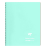 Clairefontaine Spirálfüzet Clairefontaine Koverbook Blush A/5 80 lapos PP borítású vonalas menta