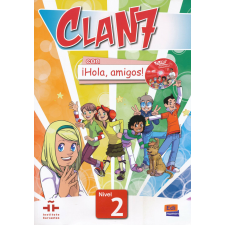 CLAN 7 CON HOLA AMIGOS! 2 LIBRO+CDR nyelvkönyv, szótár