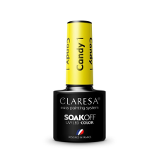 Claresa Áztassa le UV/LED Candy Hibrid Lakk, 1 5g lakk zselé