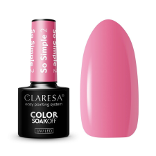 Claresa Egyszerű Soak Off UV/LED Gél Lakk, 2,5 g lakk zselé