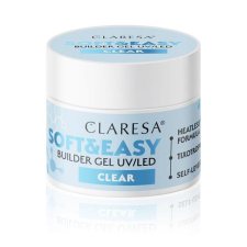 Claresa építőzselé Soft&Easy Clear Átlátszó 12g műköröm zselé
