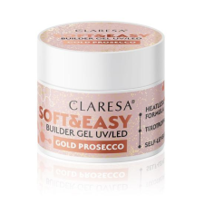 Claresa építőzselé Soft&Easy Gold prosecco 45g műköröm zselé