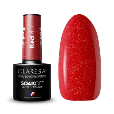  Claresa - Red 411 műköröm zselé