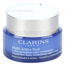Clarins Multi-Active Revitalizáló éjszakai krém a finom vonalakért. normál és kombinált bőrre arckrém