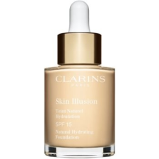 Clarins Skin Illusion Natural Hydrating Foundation világosító hidratáló make-up SPF 15 árnyalat 100.5 Cream 30 ml smink alapozó