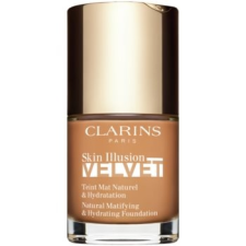 Clarins Skin Illusion Velvet mattító folyékony alapozó tápláló hatással árnyalat 113C 30 ml smink alapozó