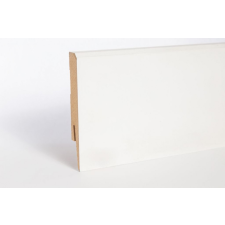 CLASSEN Fehér festhető szegélyléc, "Amerikai design", 100mm magas, 240cm élvédő, sín, szegélyelem