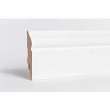 CLASSEN Fehér szegélyléc, &quot;Amerikai design-Pax&quot;, 120mm magas, 240cm élvédő, sín, szegélyelem